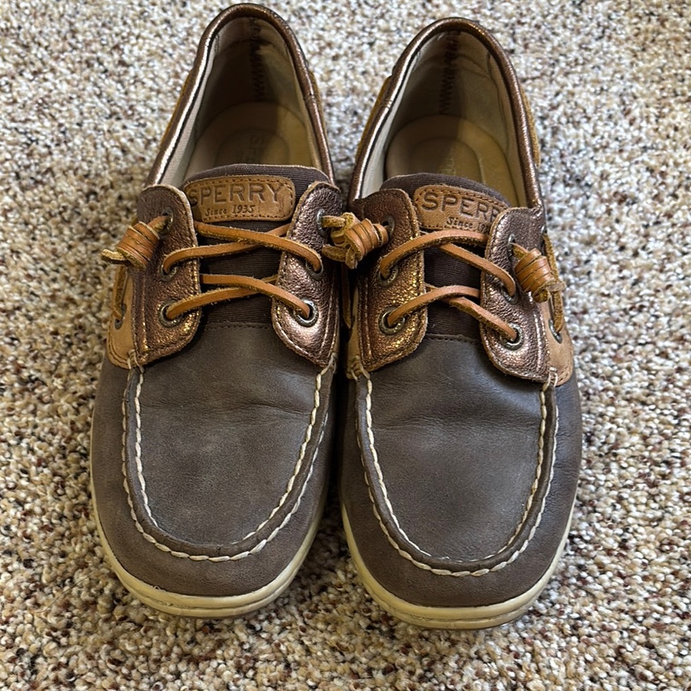 Sperry Two-Tone Leather Boat Shoes